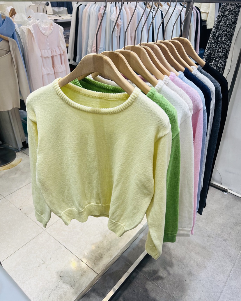 BLACK NOTE韓國東大門代購女士新款時尚休閑26春夏針織衫棉BLACK NOTE針織衫