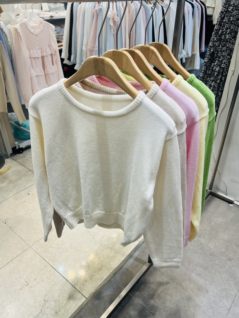 BLACK NOTE韓國東大門代購女士新款時尚休閑26春夏針織衫棉BLACK NOTE針織衫