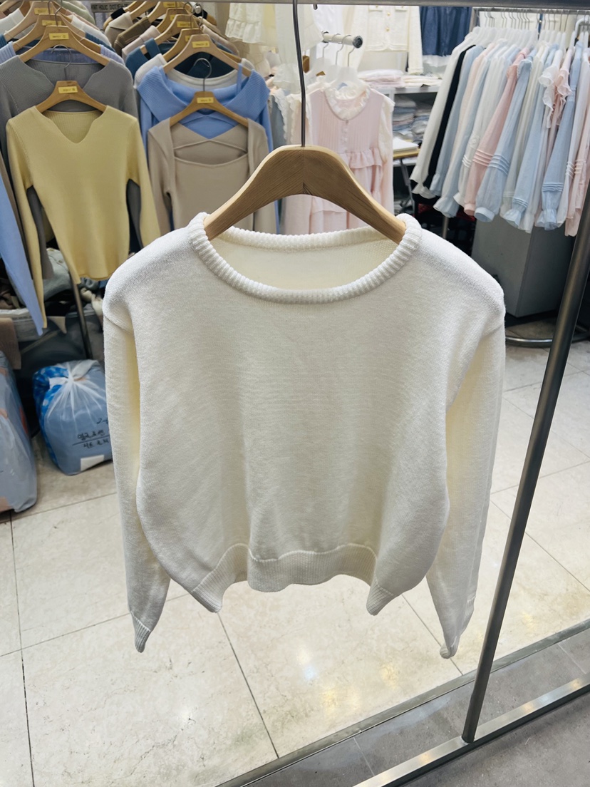 BLACK NOTE韓國東大門代購女士新款時尚休閑26春夏針織衫棉BLACK NOTE針織衫圖色4