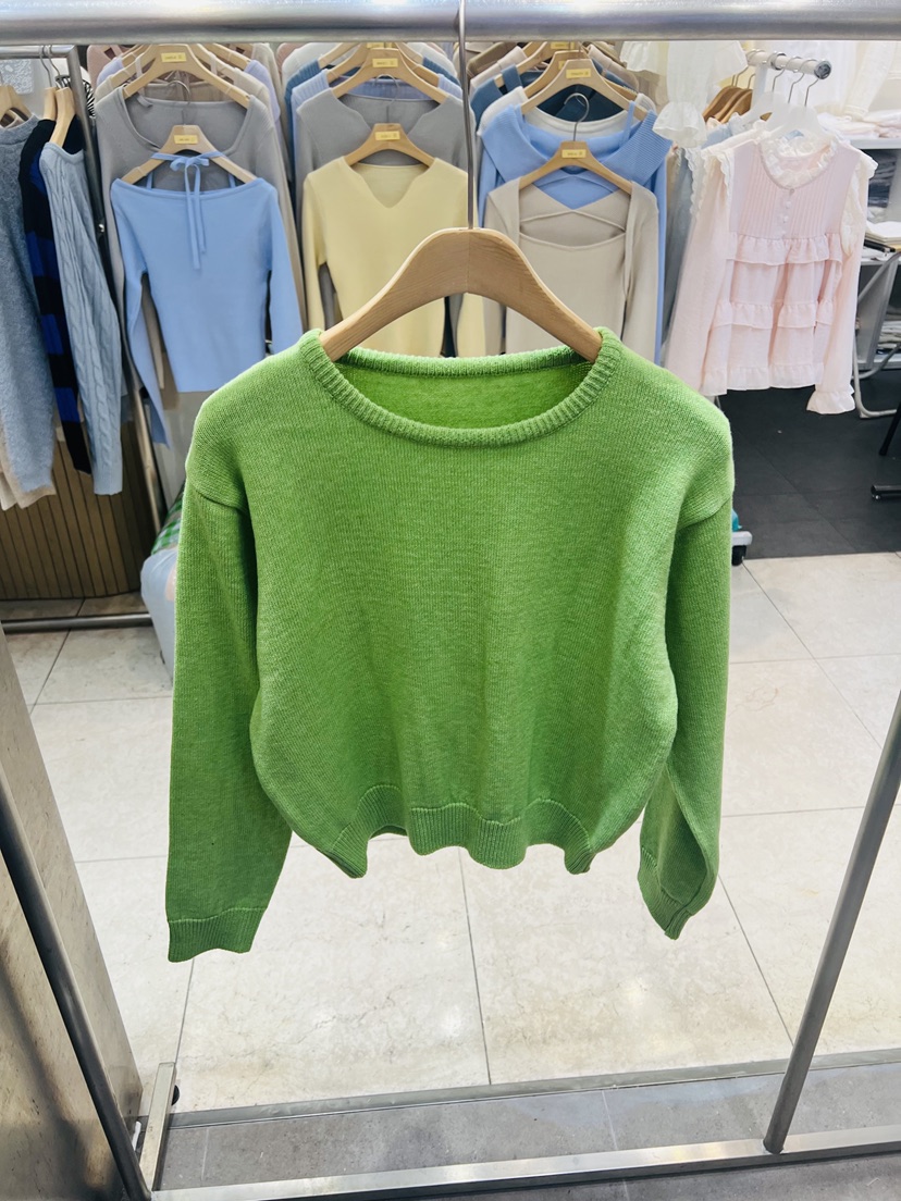 BLACK NOTE韓國東大門代購女士新款時尚休閑26春夏針織衫棉BLACK NOTE針織衫圖色5