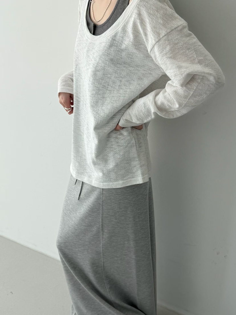 ARKIE/TAF韓國東大門直郵女士新品職業推薦時尚26春夏長袖T恤ARKIE/TAF長袖T恤