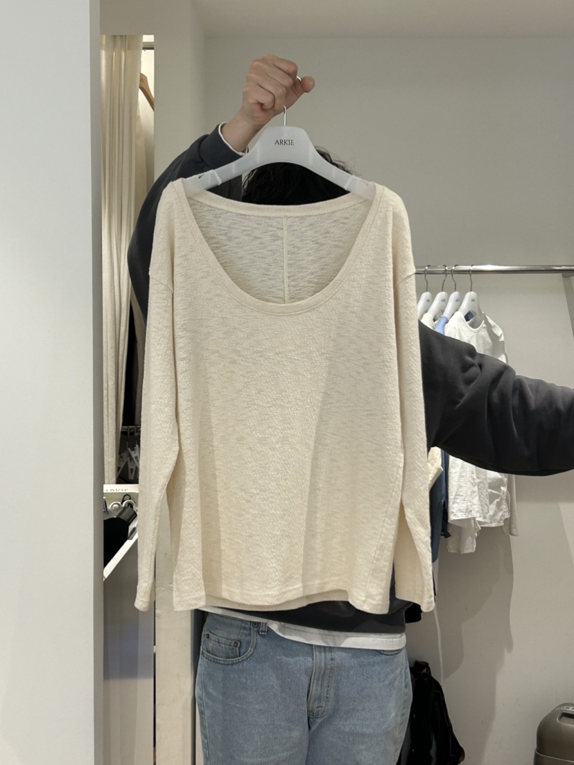 ARKIE/TAF韓國東大門直郵女士新品職業推薦時尚26春夏長袖T恤ARKIE/TAF長袖T恤圖色2