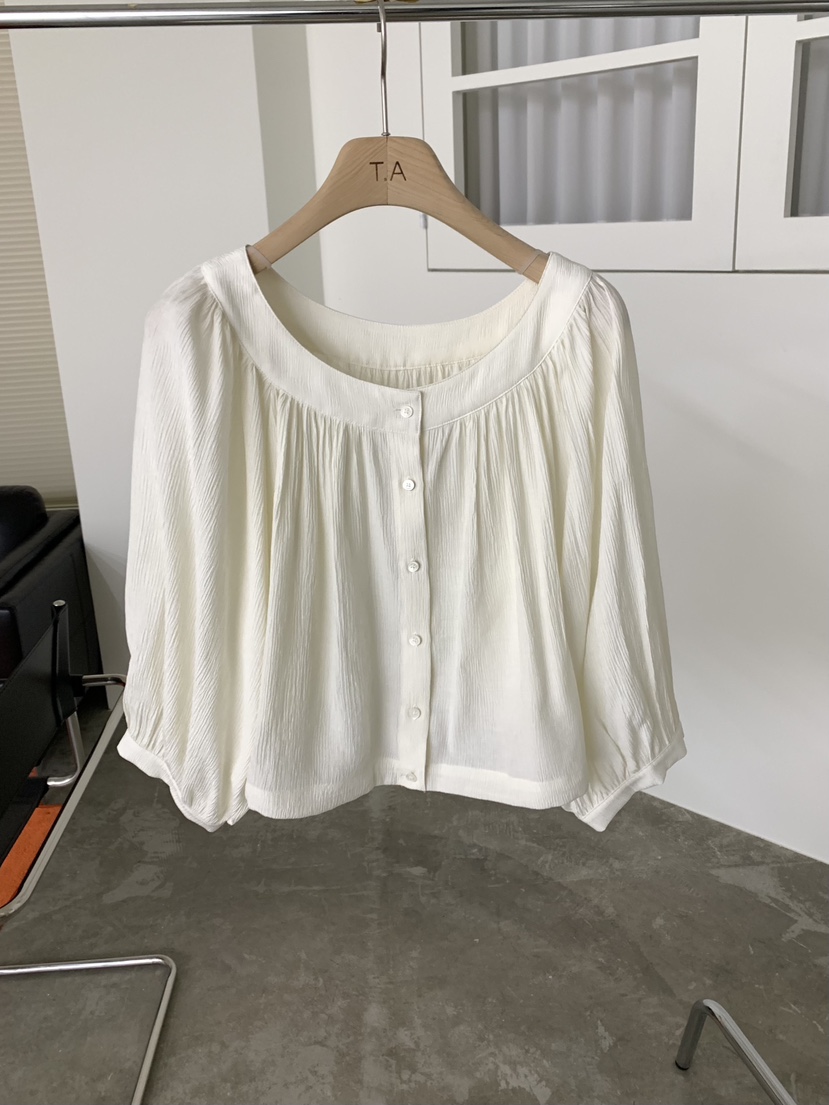 THE ABLE韓國代購女士新款推薦26春夏人氣職業襯衫蕾絲衫THE ABLE/TA襯衫/蕾絲衫圖色1