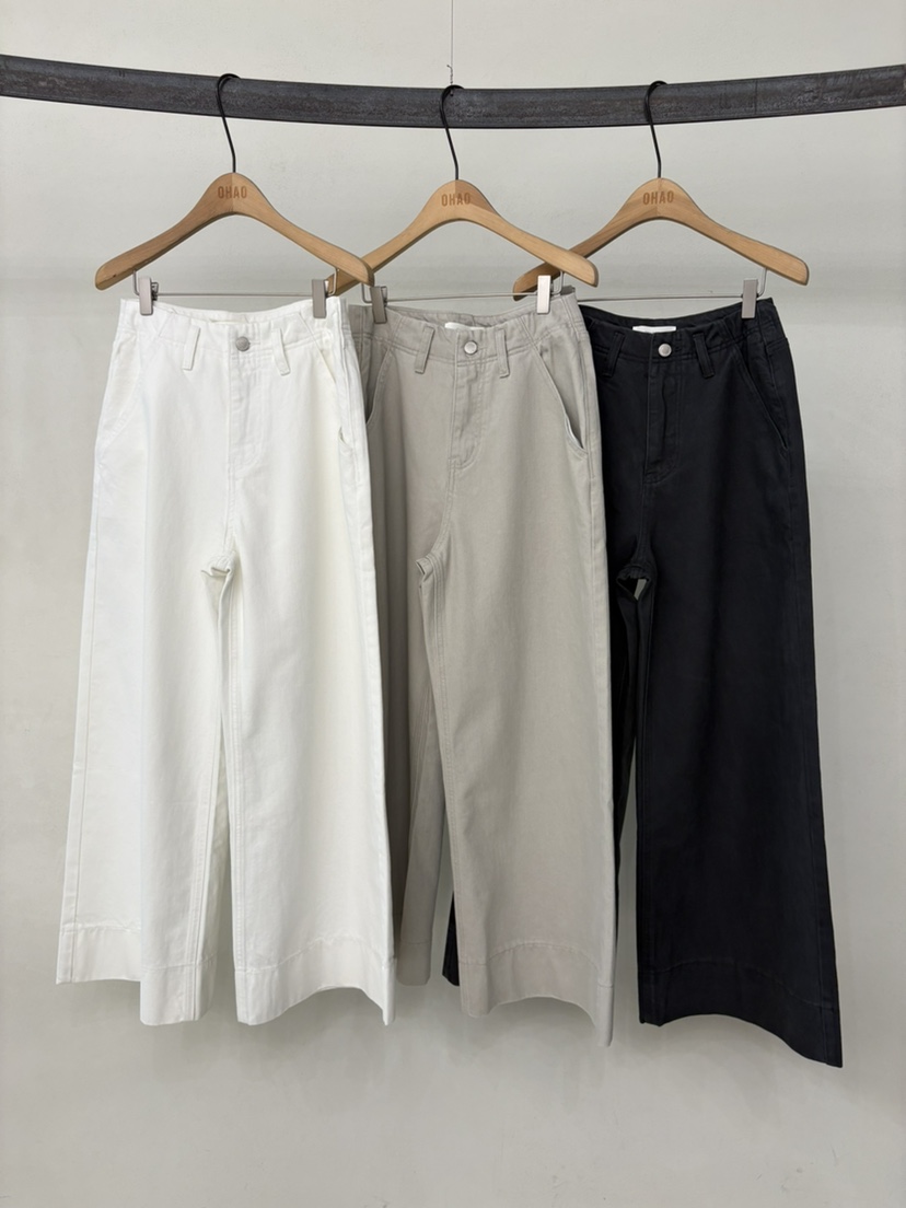 OHAO韓國直郵女士新品人氣時尚熱賣職業推薦休閑26春夏休閑褲OHAO/HA MONG休閑褲