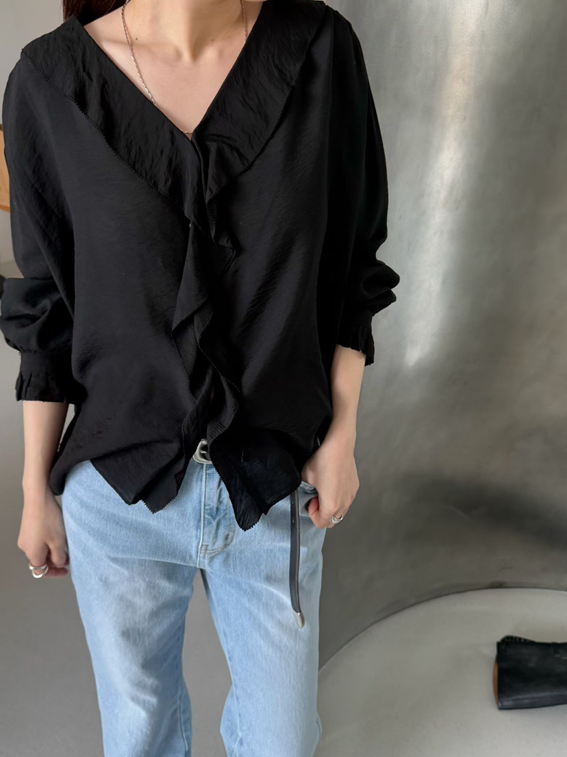 ARKIE/TAF韓國代購女士新款職業人氣休閑推薦襯衫蕾絲衫ARKIE/TAF襯衫/蕾絲衫