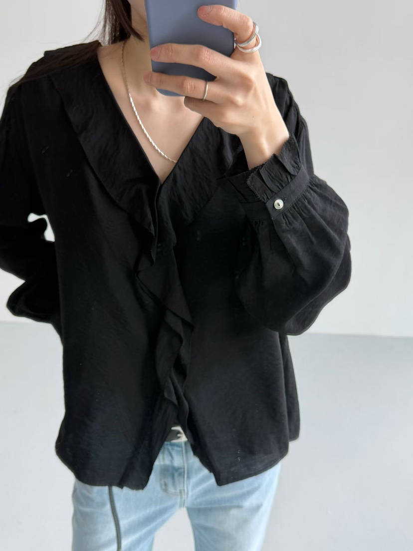 ARKIE/TAF韓國代購女士新款職業人氣休閑推薦襯衫蕾絲衫ARKIE/TAF襯衫/蕾絲衫