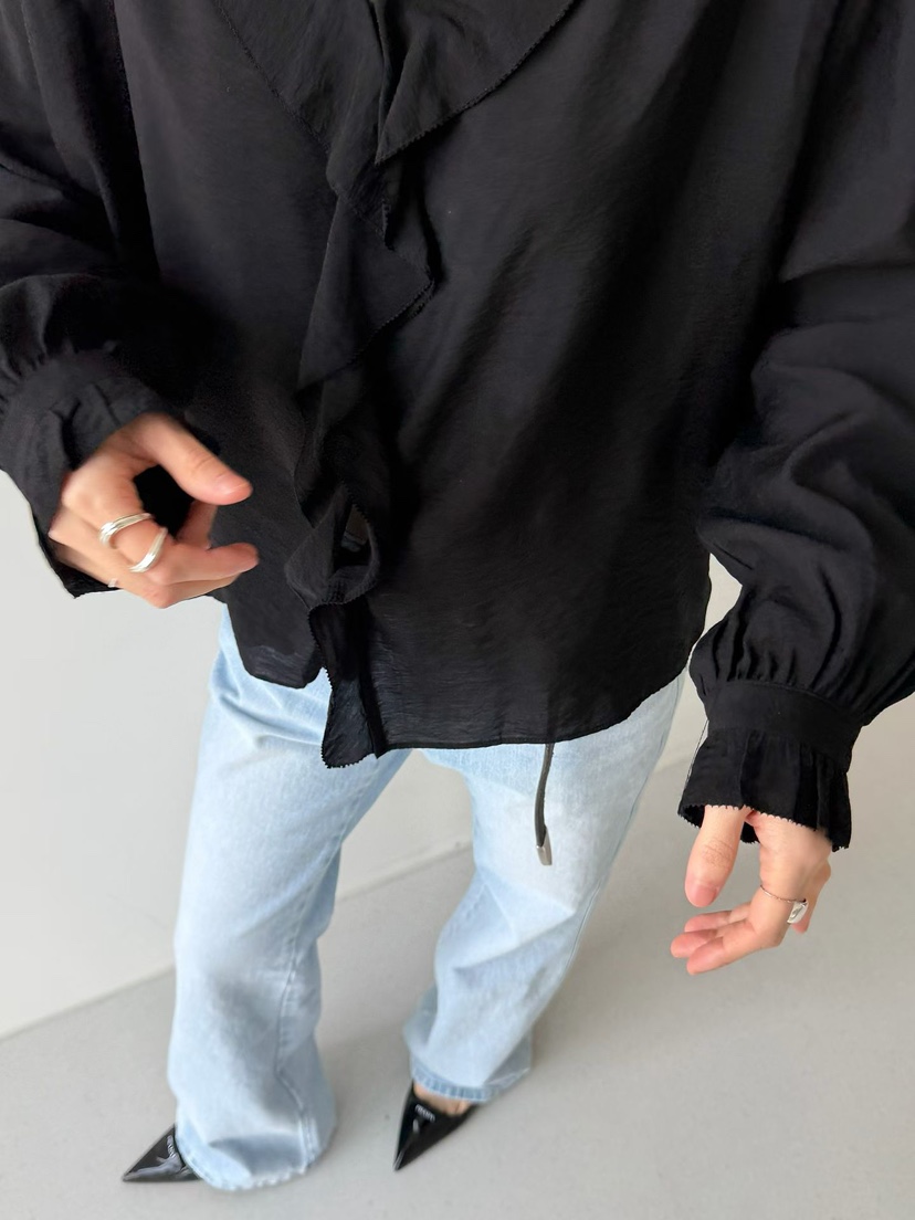 ARKIE/TAF韓國代購女士新款職業人氣休閑推薦襯衫蕾絲衫ARKIE/TAF襯衫/蕾絲衫