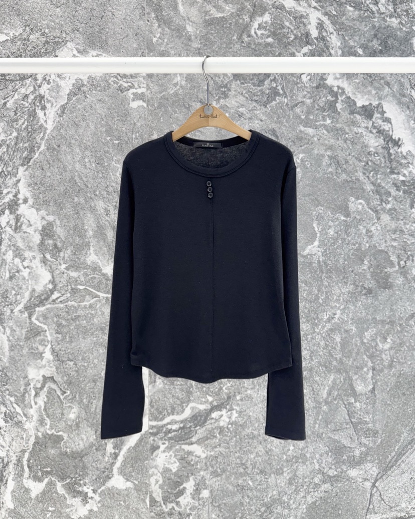 ROOKIE BUD韓國東大門代購女士新品休閑時尚長袖T恤羊毛ROOKIE BUD-L長袖T恤圖色4