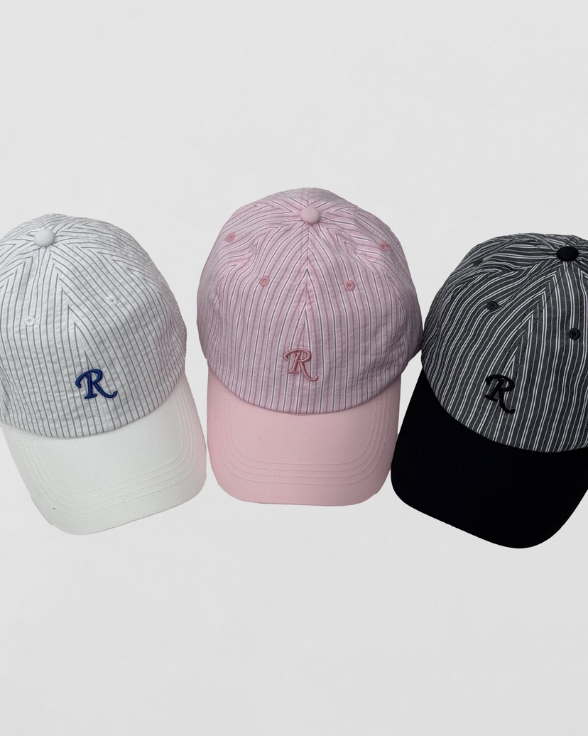 ROOKIE BUD韓國東大門代購女士新品休閑職業26春夏帽子條紋ROOKIE BUD-L帽子