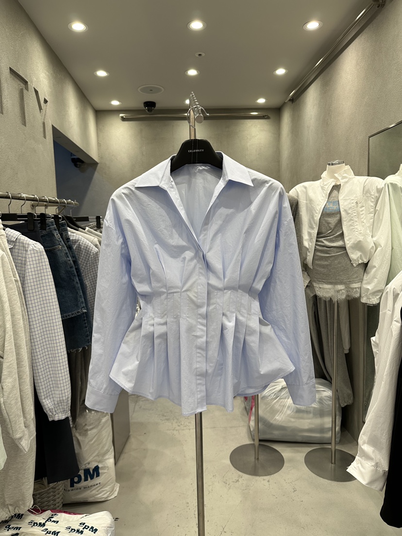 CELEBRITY-A韓國東大門直郵女士新款26春夏人氣襯衫蕾絲衫CELEBRITY-A襯衫/蕾絲衫圖色2