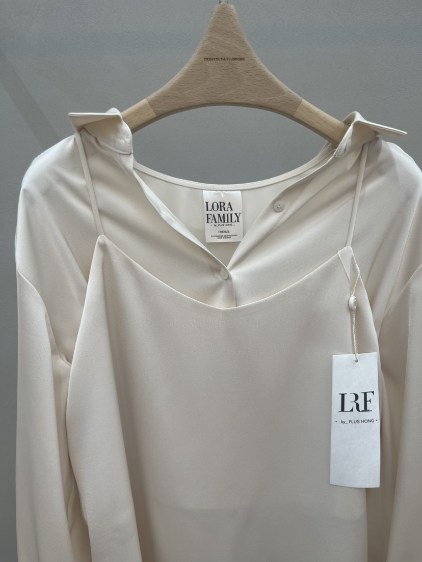 PLUS HONG-P韓國直郵實拍女裝新品休閑職業人氣吊帶背心LORA FAMILY/PLUS HONG吊帶/背心