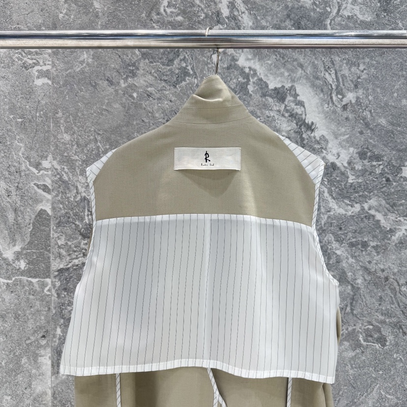 ROOKIE BUD韓國東大門直郵女裝新品推薦26春夏夾克亞麻紐扣ROOKIE BUD-L夾克