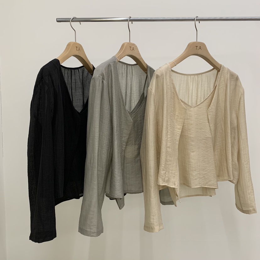 THE ABLE韓國東大門代購女裝新品時尚休閑職業熱賣套裝開衫THE ABLE/TA套裝