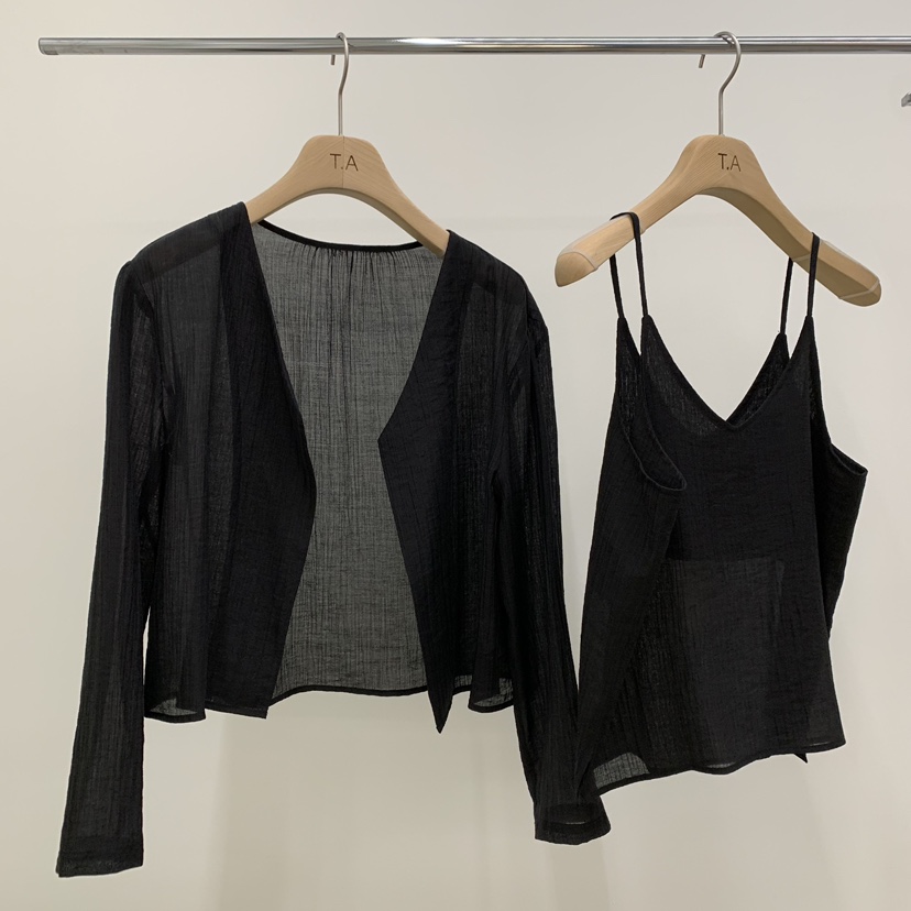 THE ABLE韓國東大門代購女裝新品時尚休閑職業熱賣套裝開衫THE ABLE/TA套裝圖色1