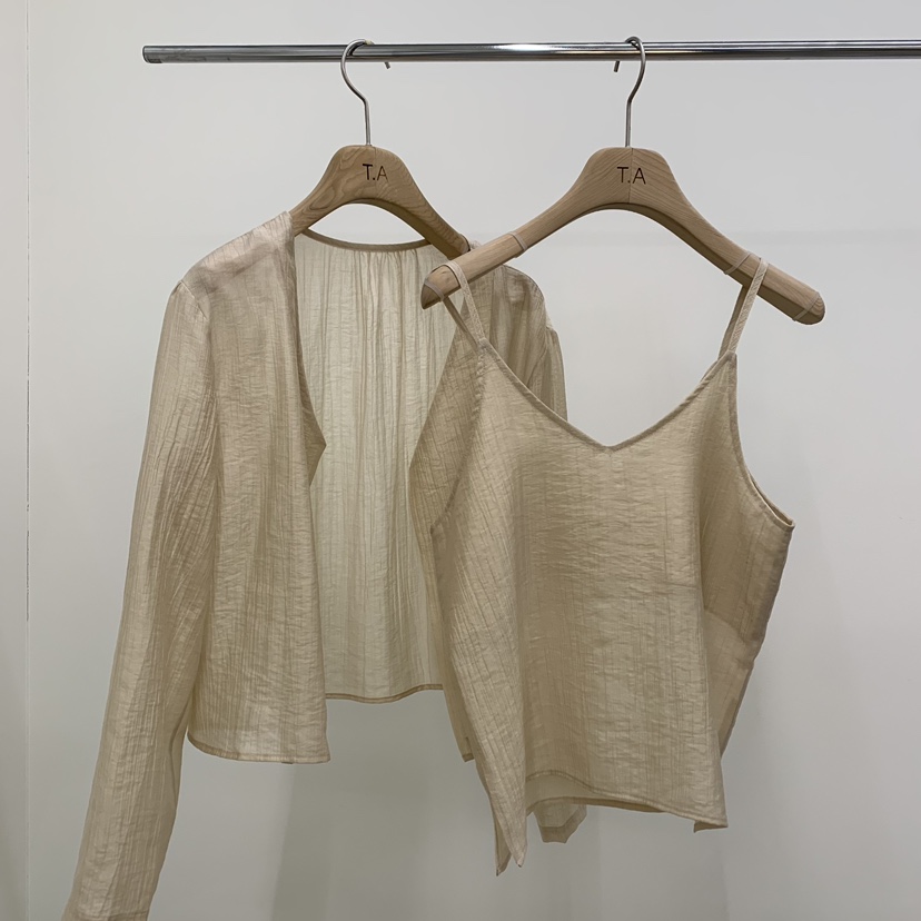 THE ABLE韓國東大門代購女裝新品時尚休閑職業熱賣套裝開衫THE ABLE/TA套裝圖色2