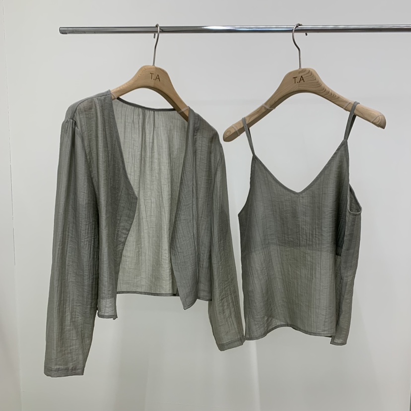 THE ABLE韓國東大門代購女裝新品時尚休閑職業熱賣套裝開衫THE ABLE/TA套裝圖色3