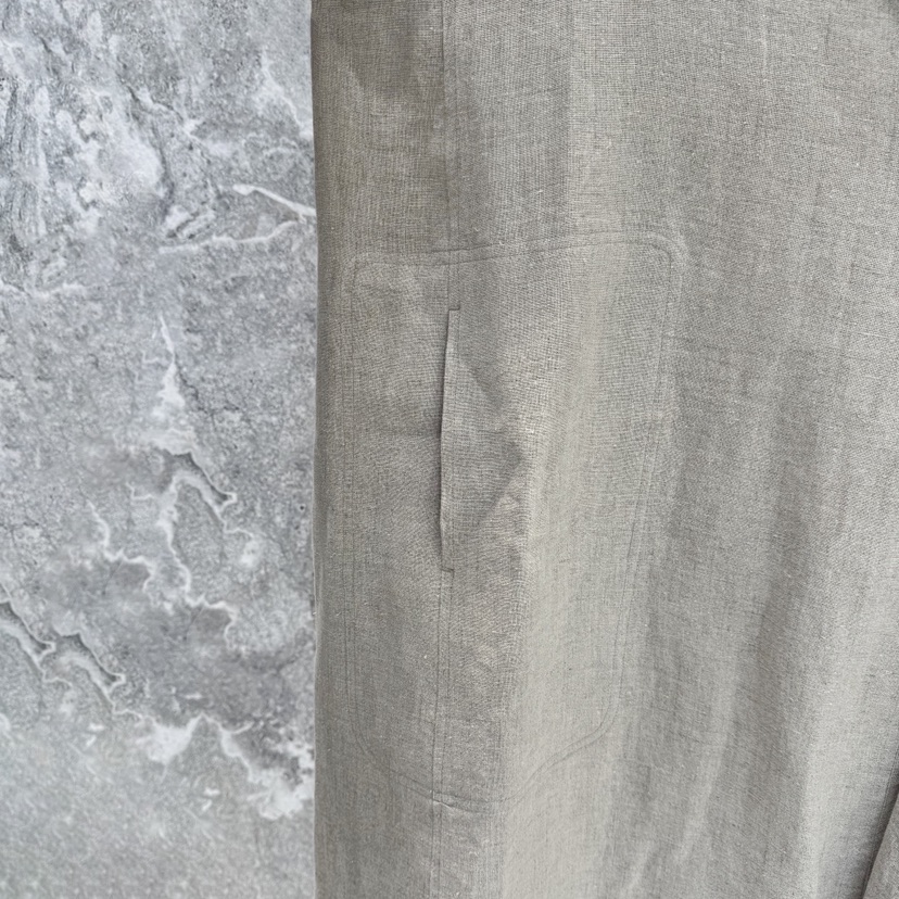 ROOKIE BUD韓國代購女士新款時尚推薦人氣中長款大衣亞麻ROOKIE BUD-L中長款大衣