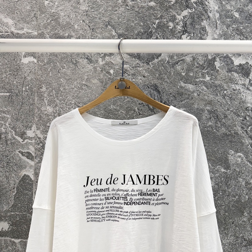 ROOKIE BUD韓國直郵女裝新品休閑職業26春夏推薦長袖T恤ROOKIE BUD-L長袖T恤