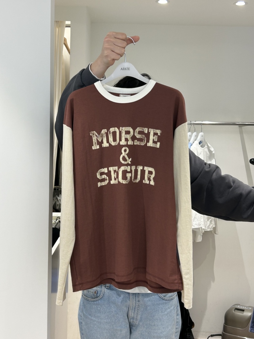 ARKIE/TAF東大門實拍女士新款熱賣職業時尚休閑人氣長袖T恤ARKIE/TAF長袖T恤圖色1