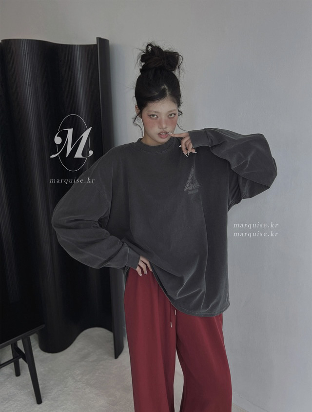 KSUBI東大門實拍女裝新品26春夏推薦職業休閑時尚長袖T恤BURROW/ARaakie長袖T恤