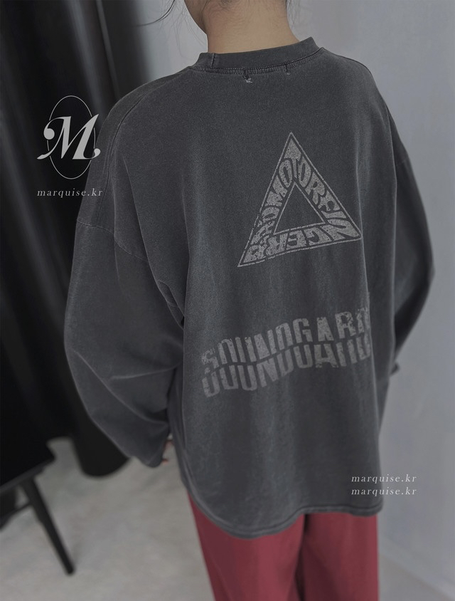 KSUBI東大門實拍女裝新品26春夏推薦職業休閑時尚長袖T恤BURROW/ARaakie長袖T恤