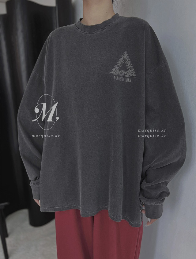 KSUBI東大門實拍女裝新品26春夏推薦職業休閑時尚長袖T恤BURROW/ARaakie長袖T恤