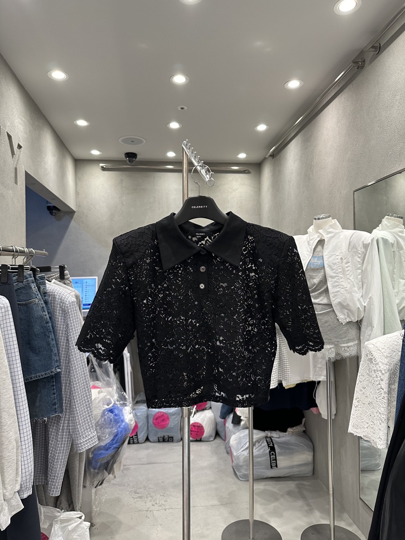 CELEBRITY-A東大門代購女士新品真品熱賣26春夏襯衫蕾絲衫CELEBRITY-A襯衫/蕾絲衫圖色2