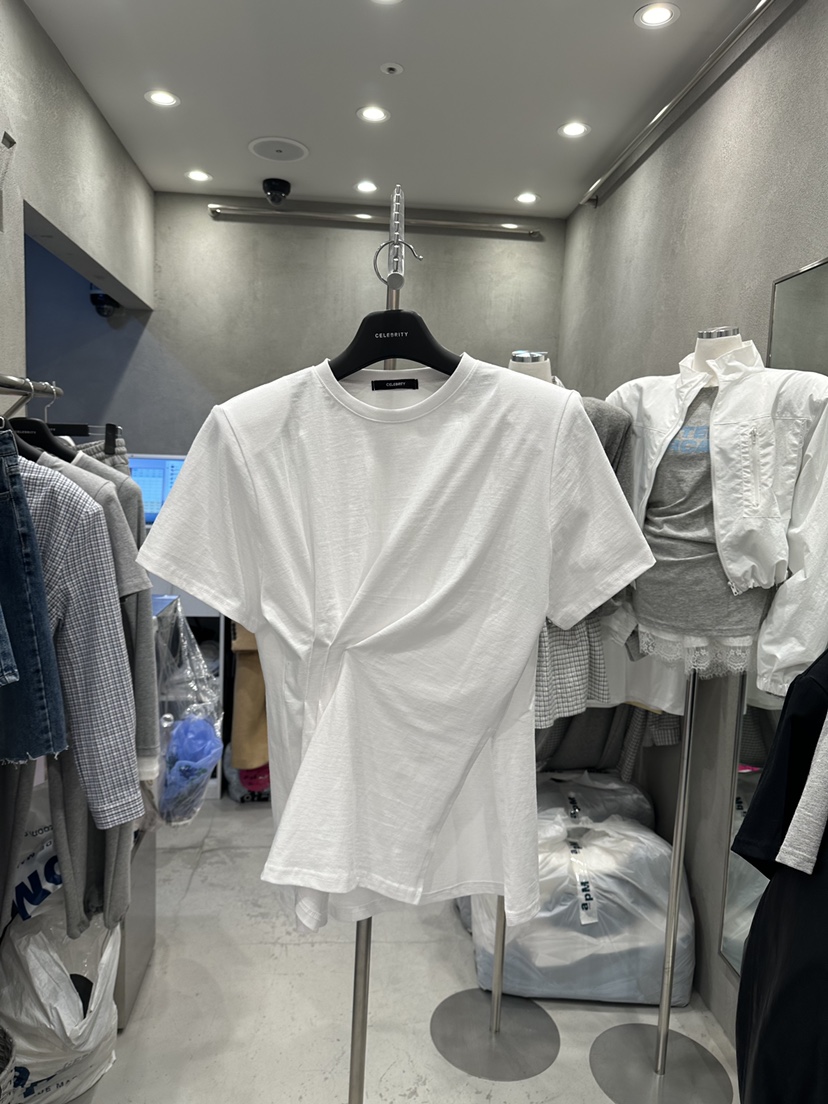 CELEBRITY-A韓國代購女裝新品時尚職業26春夏真品人氣T恤CELEBRITY-AT恤圖色1