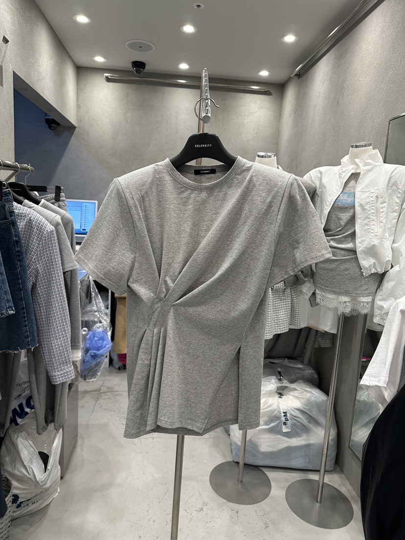 CELEBRITY-A韓國代購女裝新品時尚職業26春夏真品人氣T恤CELEBRITY-AT恤圖色2