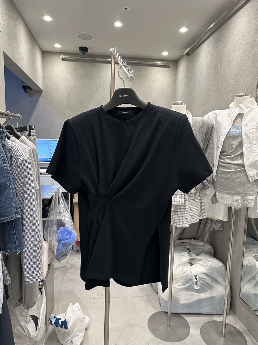 CELEBRITY-A韓國代購女裝新品時尚職業26春夏真品人氣T恤CELEBRITY-AT恤圖色3
