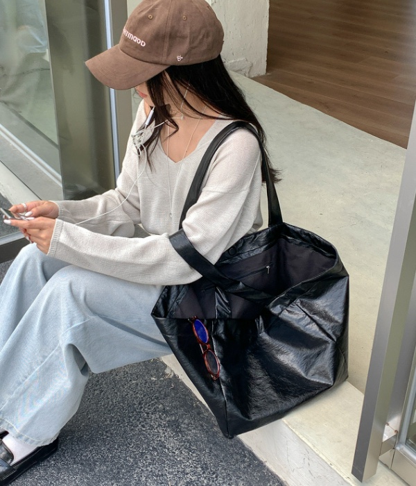 POSH BLUE韓國代購女士新品休閑熱賣單肩斜跨包軟皮革柔軟POSH BLUE單肩/斜跨包圖色3