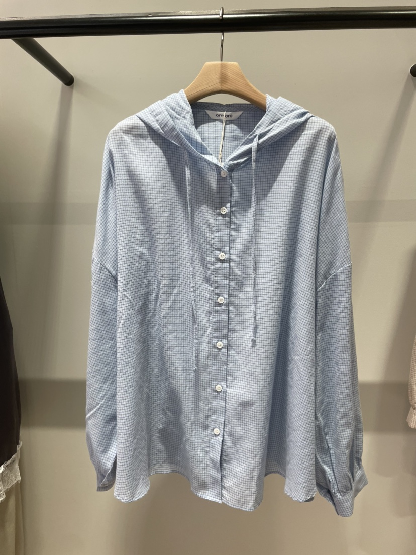 ORMORE韓國直郵女裝新款推薦時尚人氣26春夏真品襯衫蕾絲衫ORMORE襯衫/蕾絲衫圖色1