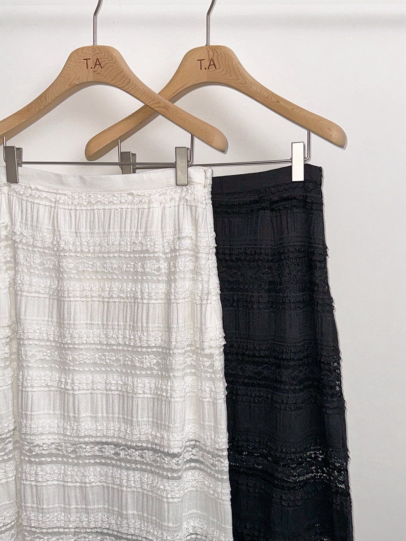 THE ABLE東大門代購女士新品時尚26春夏熱賣職業長裙蕾絲THE ABLE/TA長裙