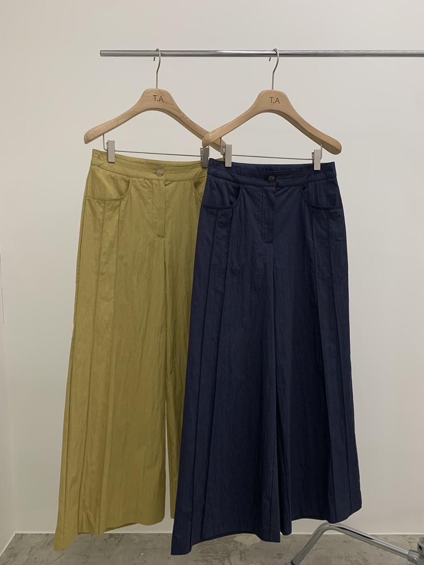 THE ABLE東大門實拍女裝新品26春夏時尚休閑人氣休閑褲褶裥THE ABLE/TA休閑褲