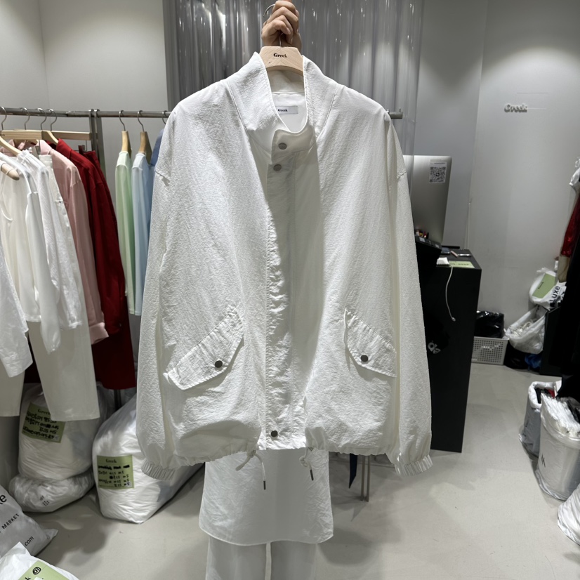 GREEK東大門直郵女裝新款26春夏真品時尚職業人氣夾克尼龍GREEK夾克圖色2