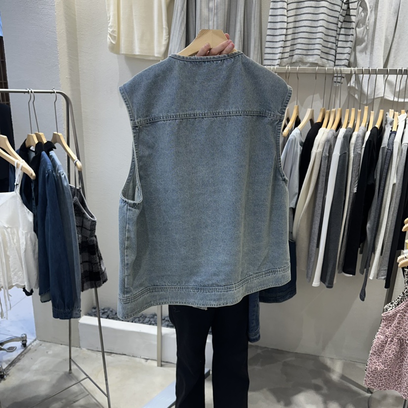 HIPTIQUE韓國代購女裝新款真品休閑26春夏職業熱賣馬甲口袋HIPTIQUE馬甲