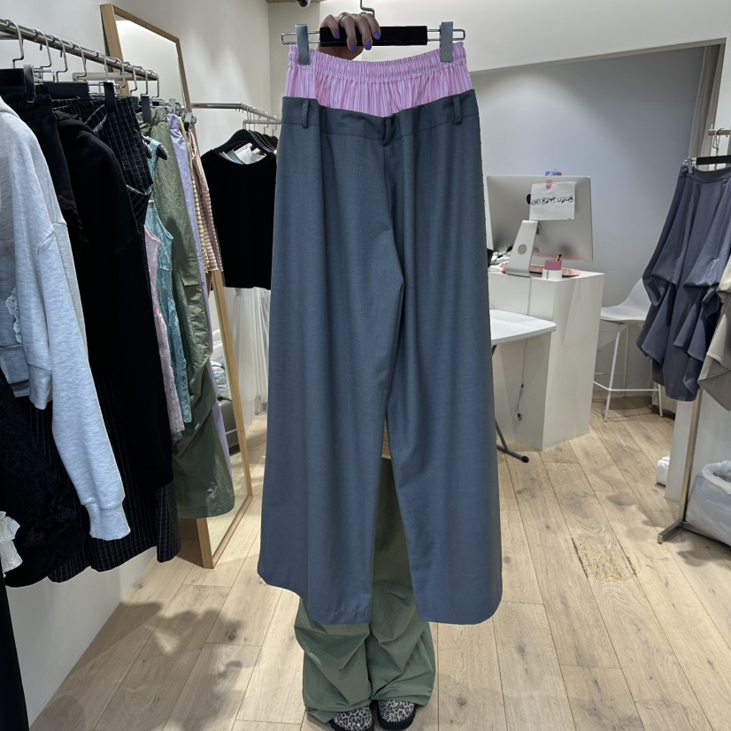 CUCUMBER韓國直郵女裝新款推薦休閑26春夏真品時尚休閑褲CUCUMBER休閑褲