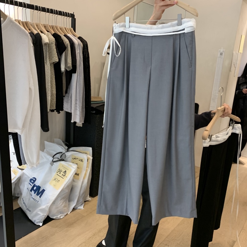 LA MAGIE FEMME東大門實拍女裝新款熱賣人氣26春夏休閑褲Lamagie Femme休閑褲圖色2