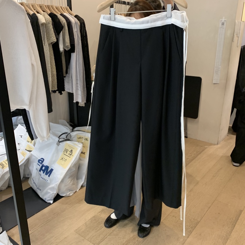 LA MAGIE FEMME東大門實拍女裝新款熱賣人氣26春夏休閑褲Lamagie Femme休閑褲圖色3