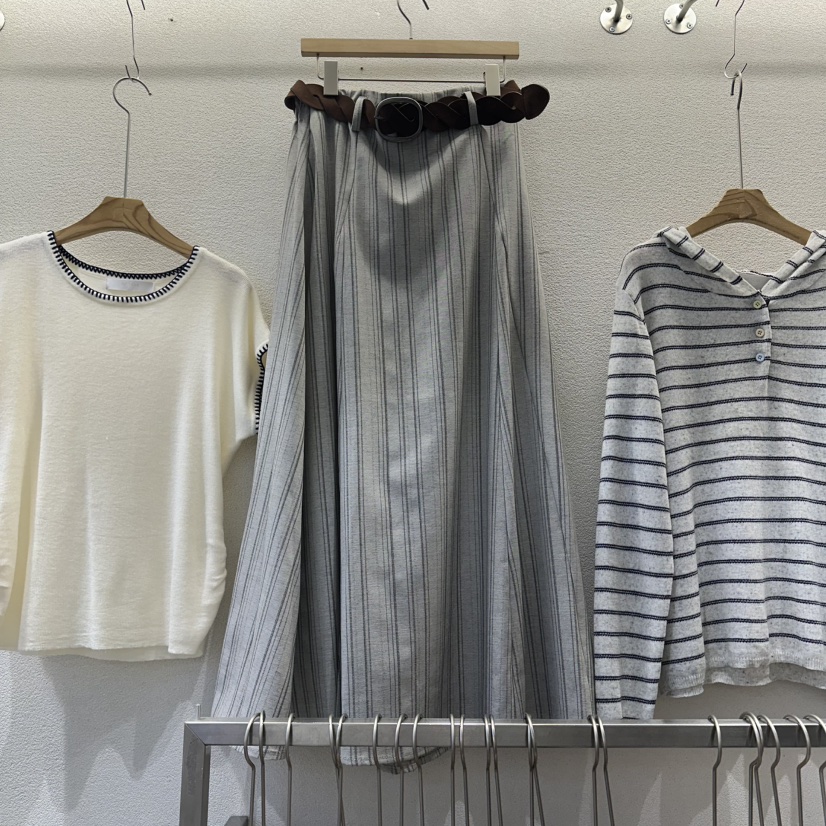 HIPTIQUE韓國代購女裝新品人氣休閑時尚推薦真品長裙含腰帶HIPTIQUE長裙圖色1