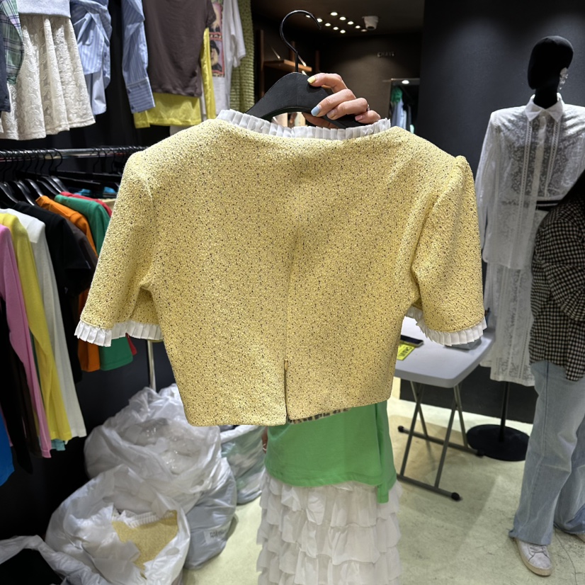 CHAVI東大門直郵女士新品職業推薦真品26春夏時尚襯衫蕾絲衫CHAVI襯衫/蕾絲衫