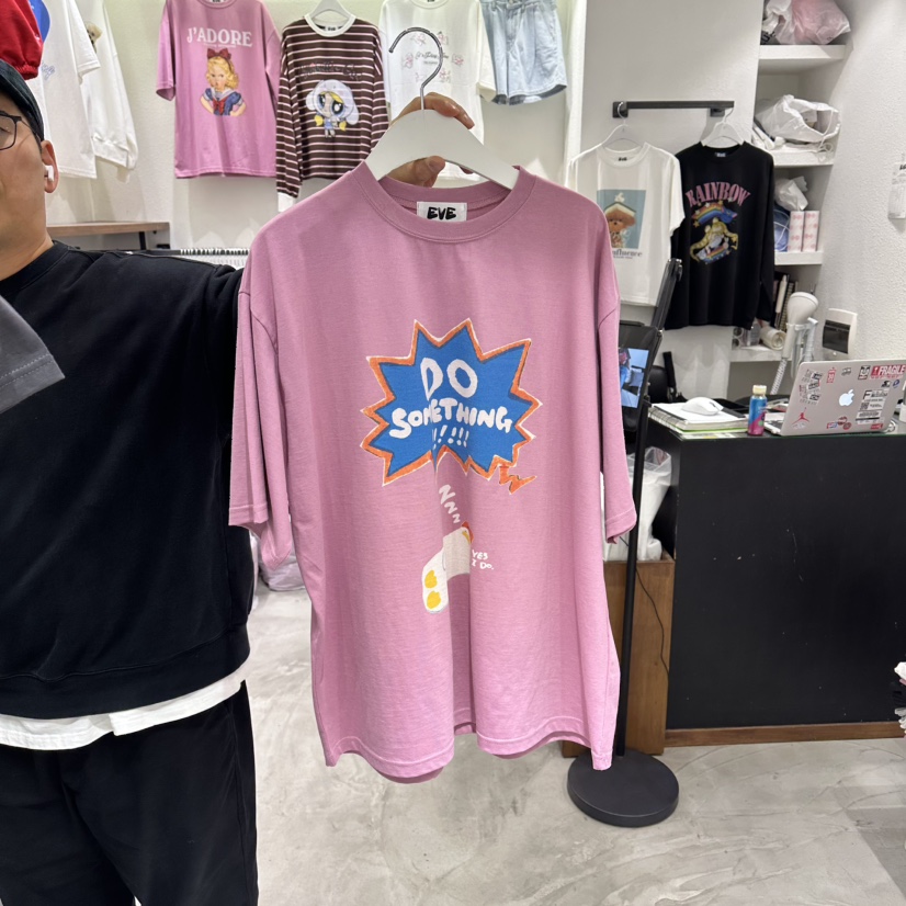 EVE東大門實拍女士新款真品時尚職業休閑26春夏推薦熱賣T恤EVET恤圖色2