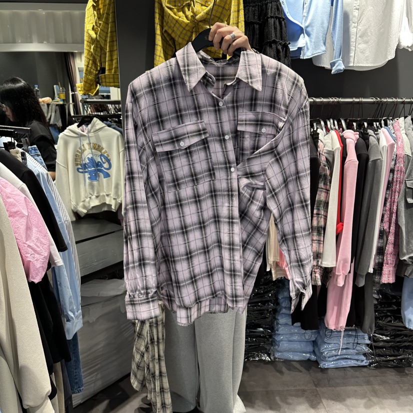 STAR-L韓國代購女裝新品職業人氣26春夏真品休閑襯衫蕾絲衫STAR-L襯衫/蕾絲衫圖色1