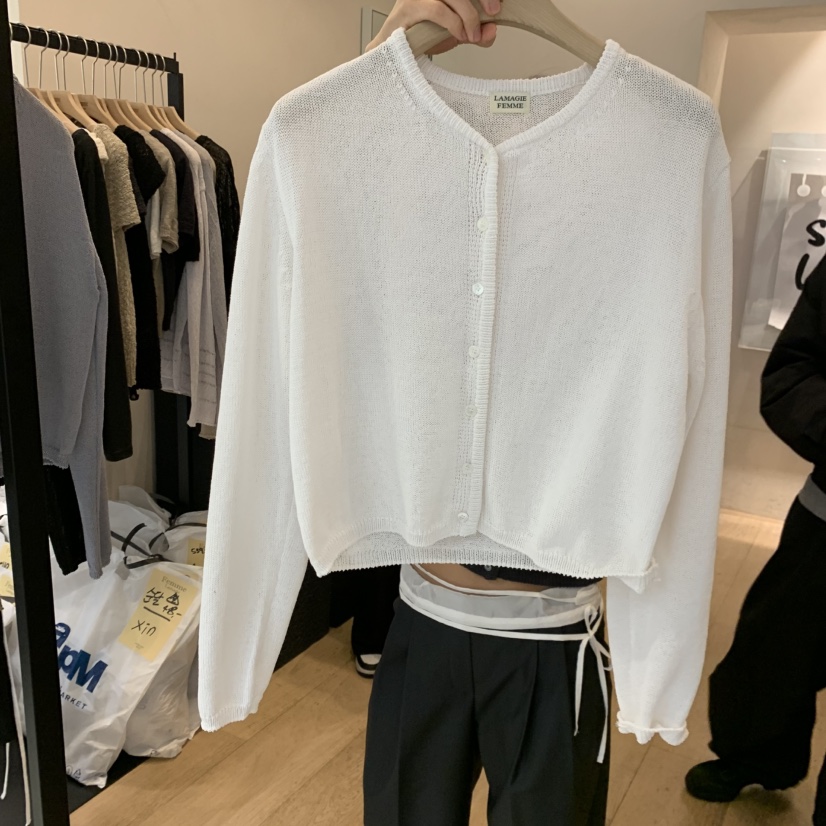 LA MAGIE FEMME東大門代購女裝新品時尚休閑真品針織衫Lamagie Femme針織衫圖色1