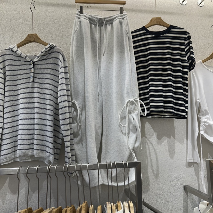 HIPTIQUE東大門實拍女裝新款推薦休閑熱賣26春夏休閑褲褶皺棉HIPTIQUE休閑褲圖色1