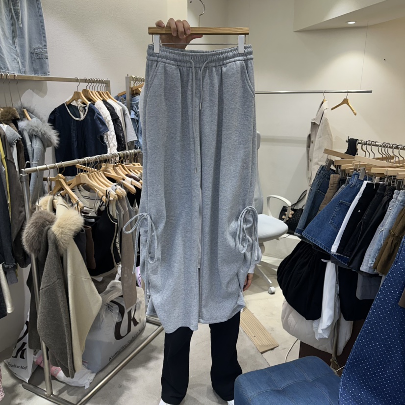 HIPTIQUE東大門實拍女裝新款推薦休閑熱賣26春夏休閑褲褶皺棉HIPTIQUE休閑褲圖色2