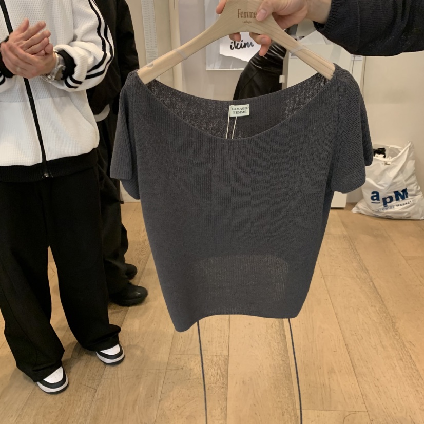 LA MAGIE FEMME東大門實拍女裝新款職業真品休閑人氣T恤Lamagie FemmeT恤圖色3