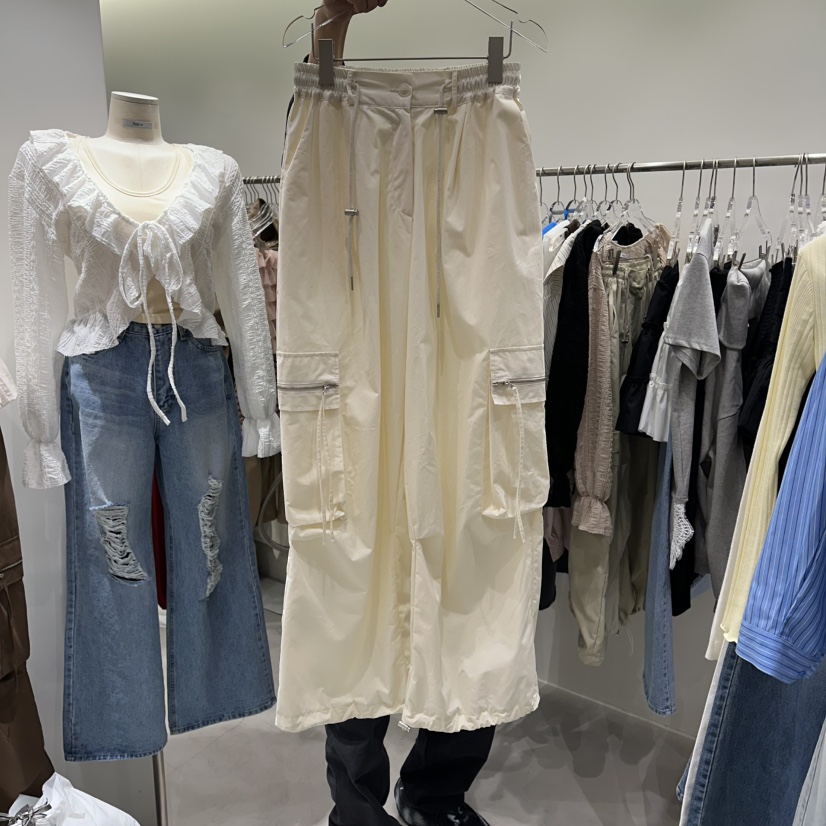 BAIE.38東大門代購女裝新品人氣時尚職業熱賣休閑褲拉鏈BAIE.38休閑褲圖色1