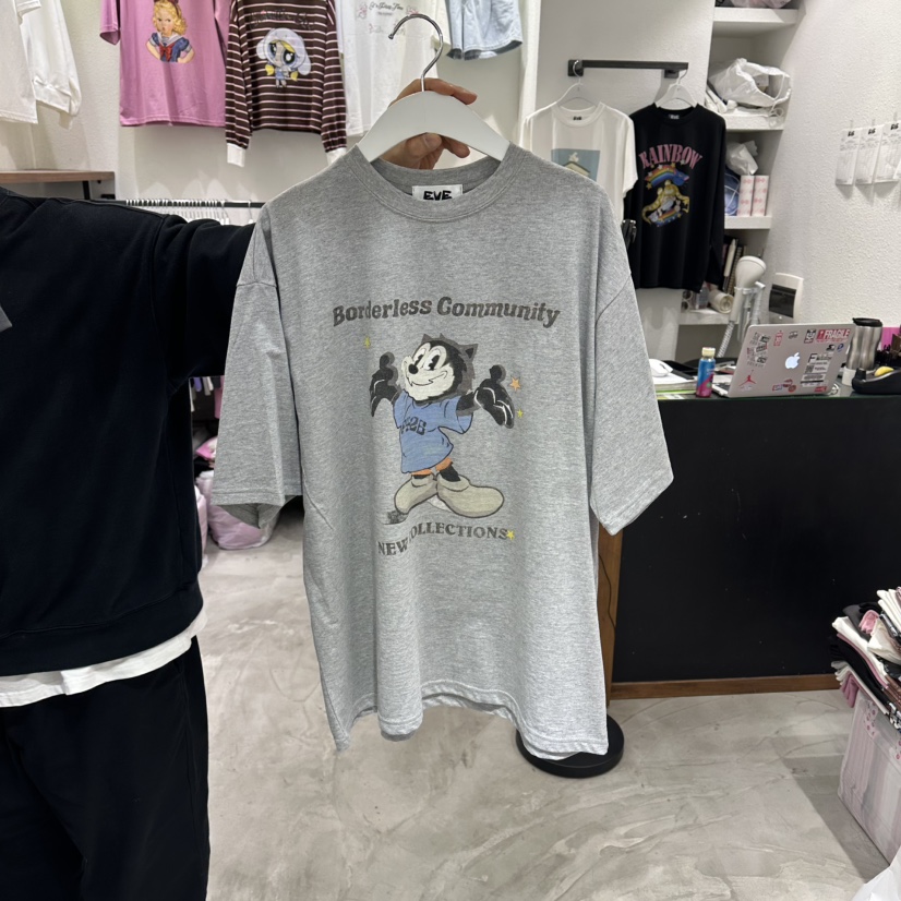 EVE東大門實拍女裝新款時尚休閑真品熱賣職業26春夏人氣T恤EVET恤圖色2