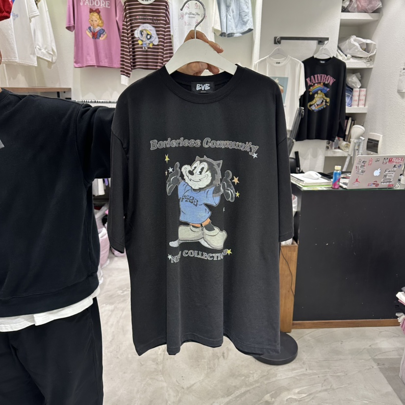 EVE東大門實拍女裝新款時尚休閑真品熱賣職業26春夏人氣T恤EVET恤圖色4